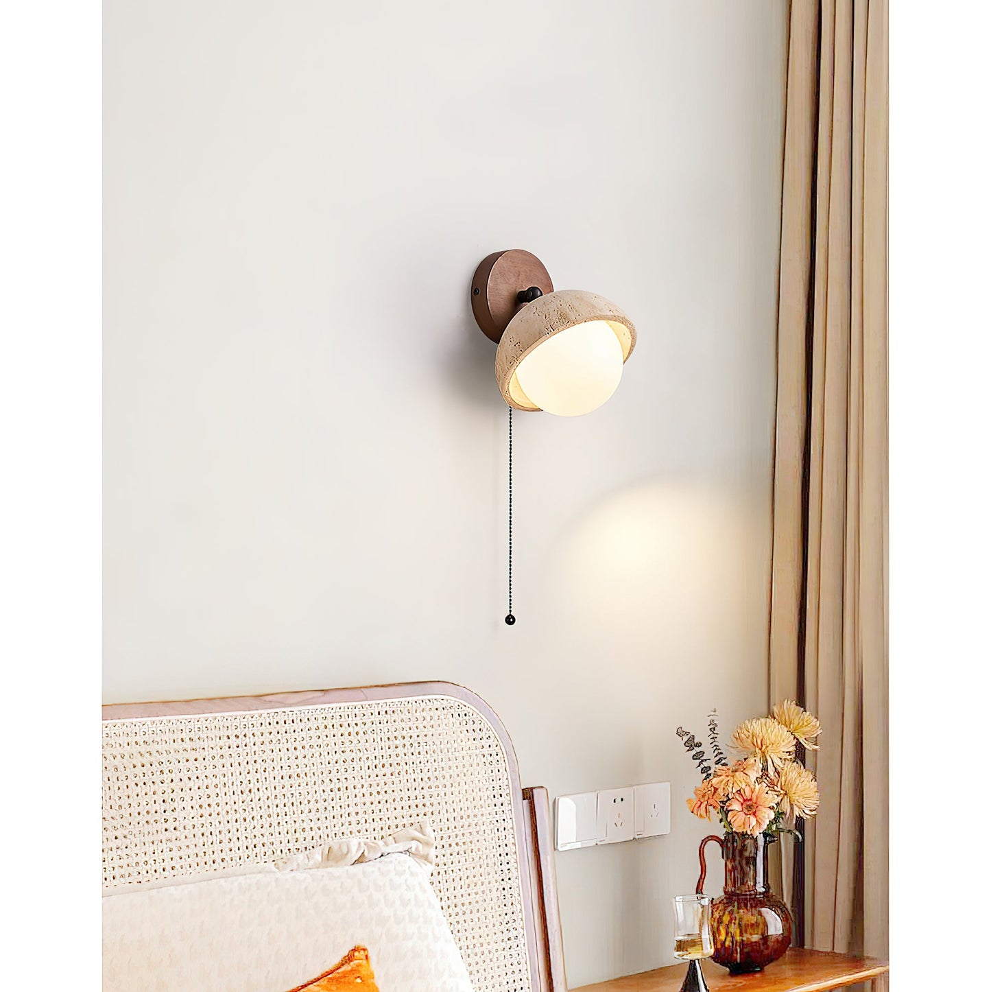 Ollina Travertine Wall Lamp