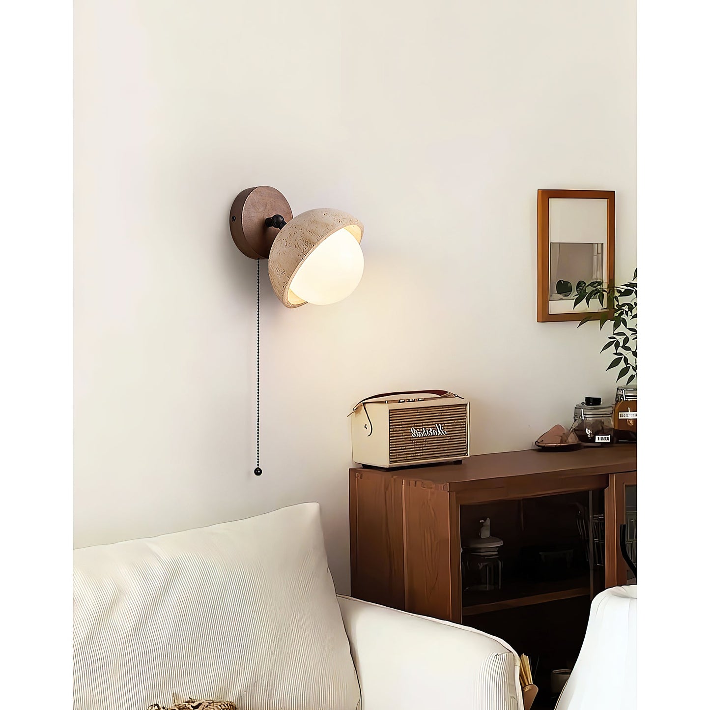 Ollina Travertine Wall Lamp