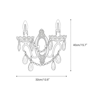 Ondersley Crystal Wall Lamp