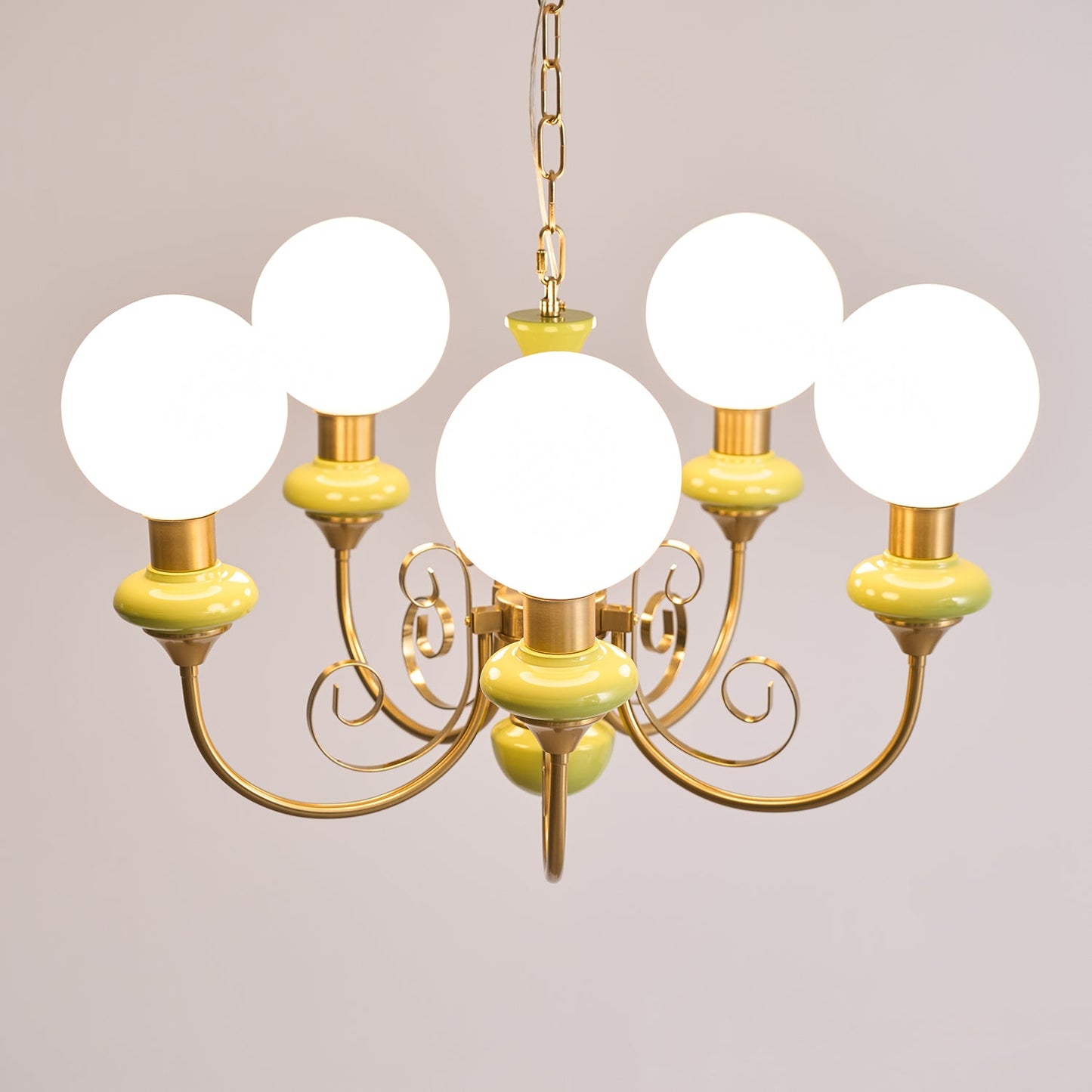 Onyx Glass Chandelier