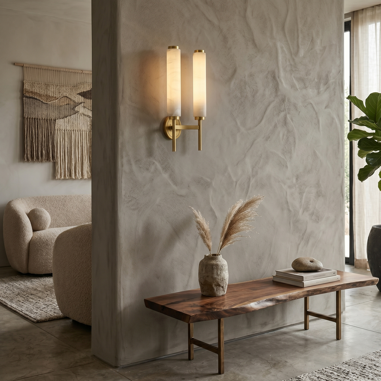 Brindisi Alabaster Wall Lamp