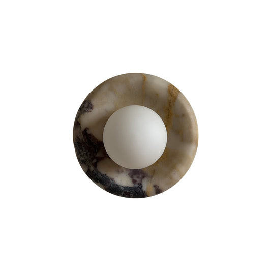 Orli Beige Marble Sconce