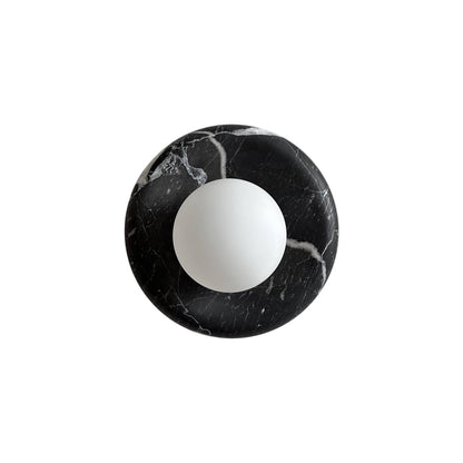Orli Black Marble Sconce