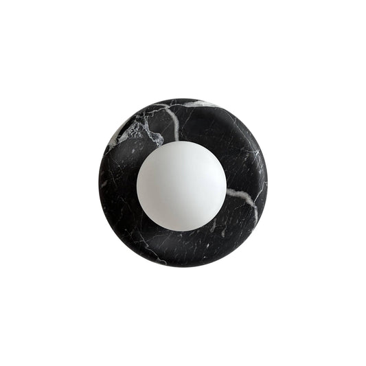 Orli Black Marble Sconce