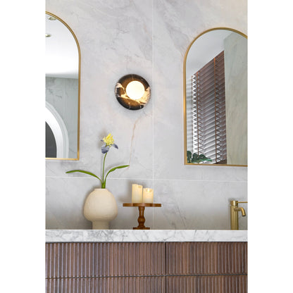 Orli Black Marble Sconce