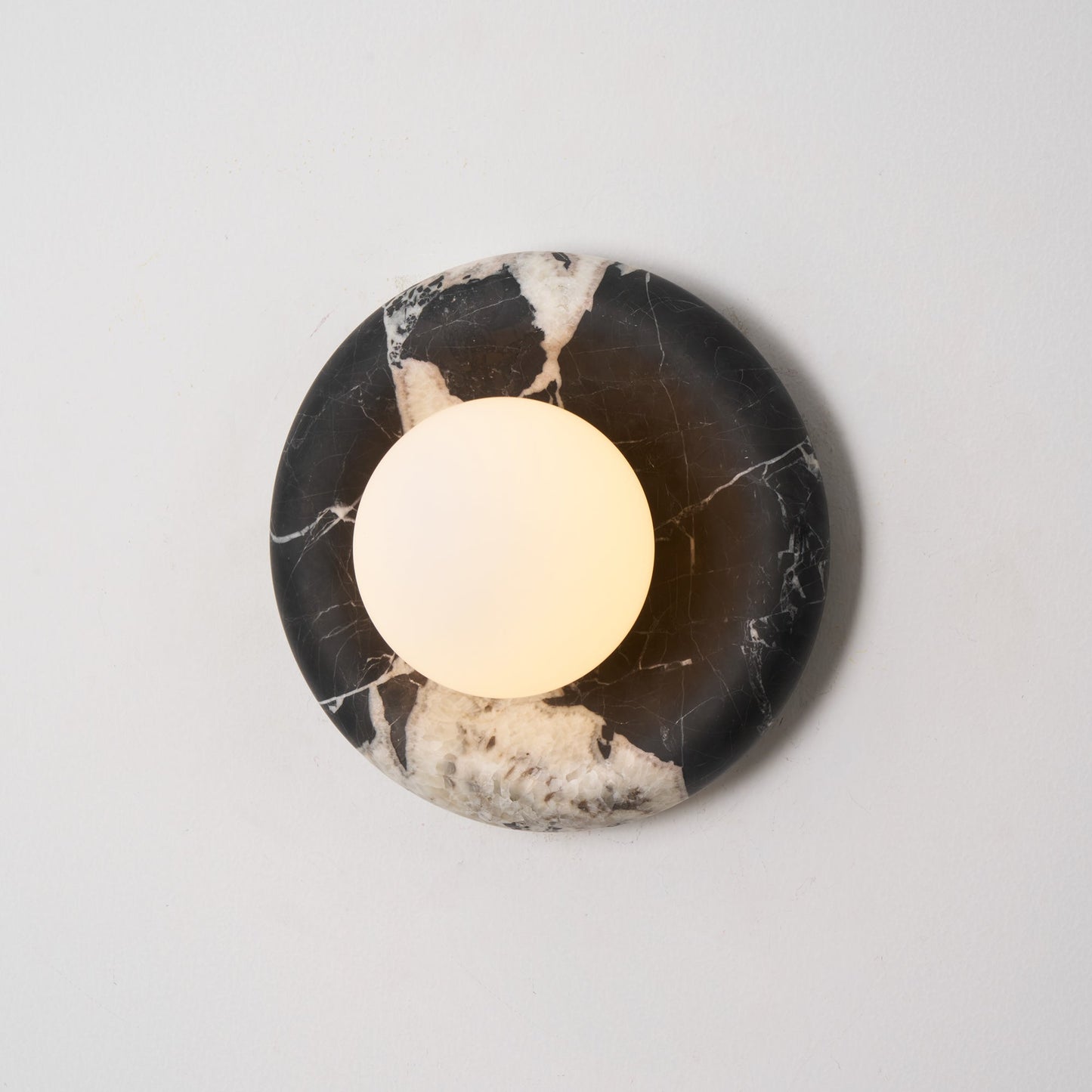 Orli Black Marble Sconce