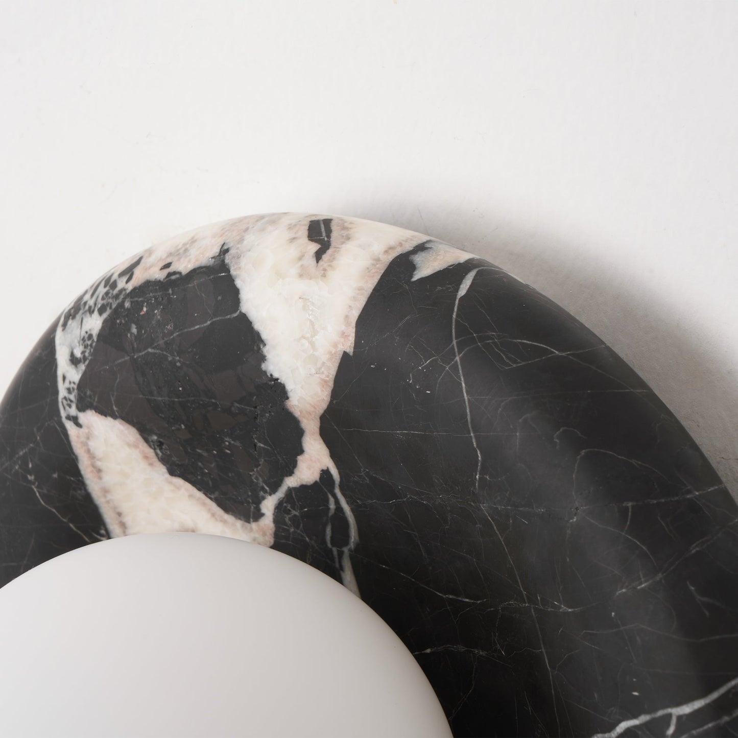 Orli Black Marble Sconce
