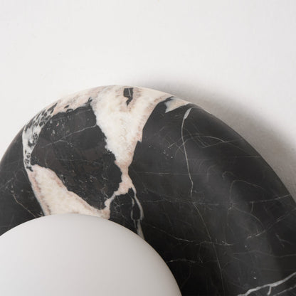 Orli Black Marble Sconce