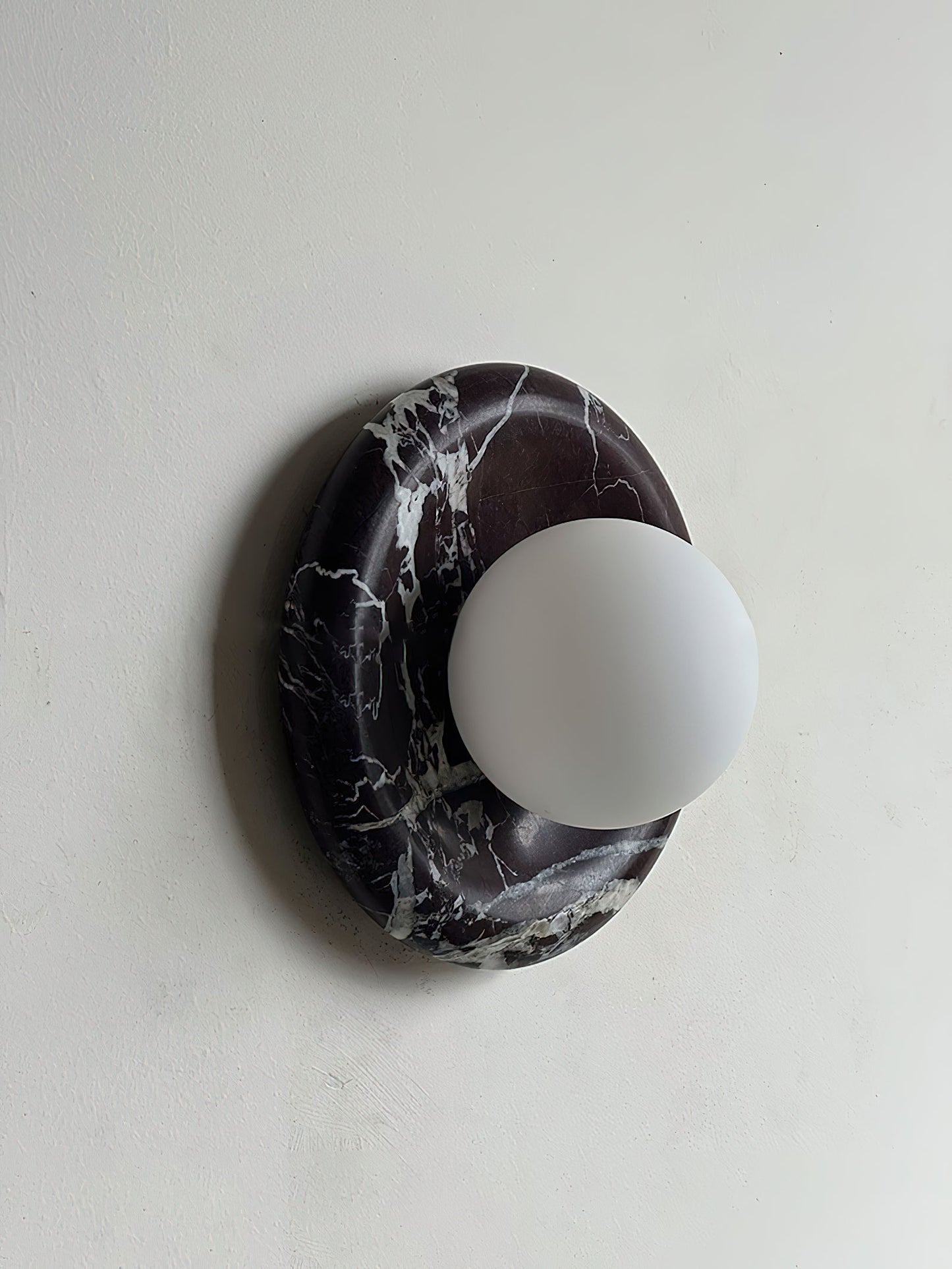 Orli Deep Purple Red Marble Sconce