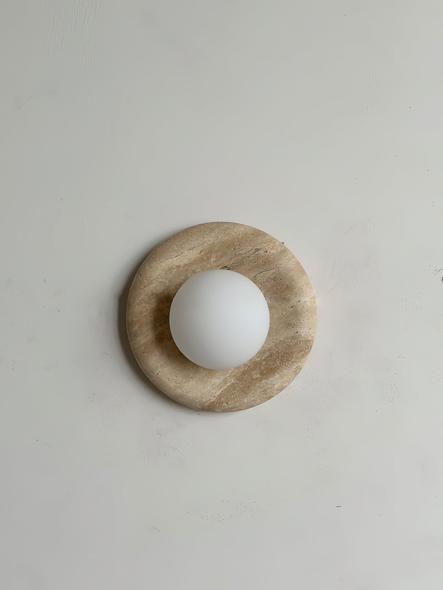 Orli Travertine Marble Sconce