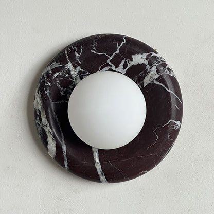 Orli Deep Purple Red Marble Sconce