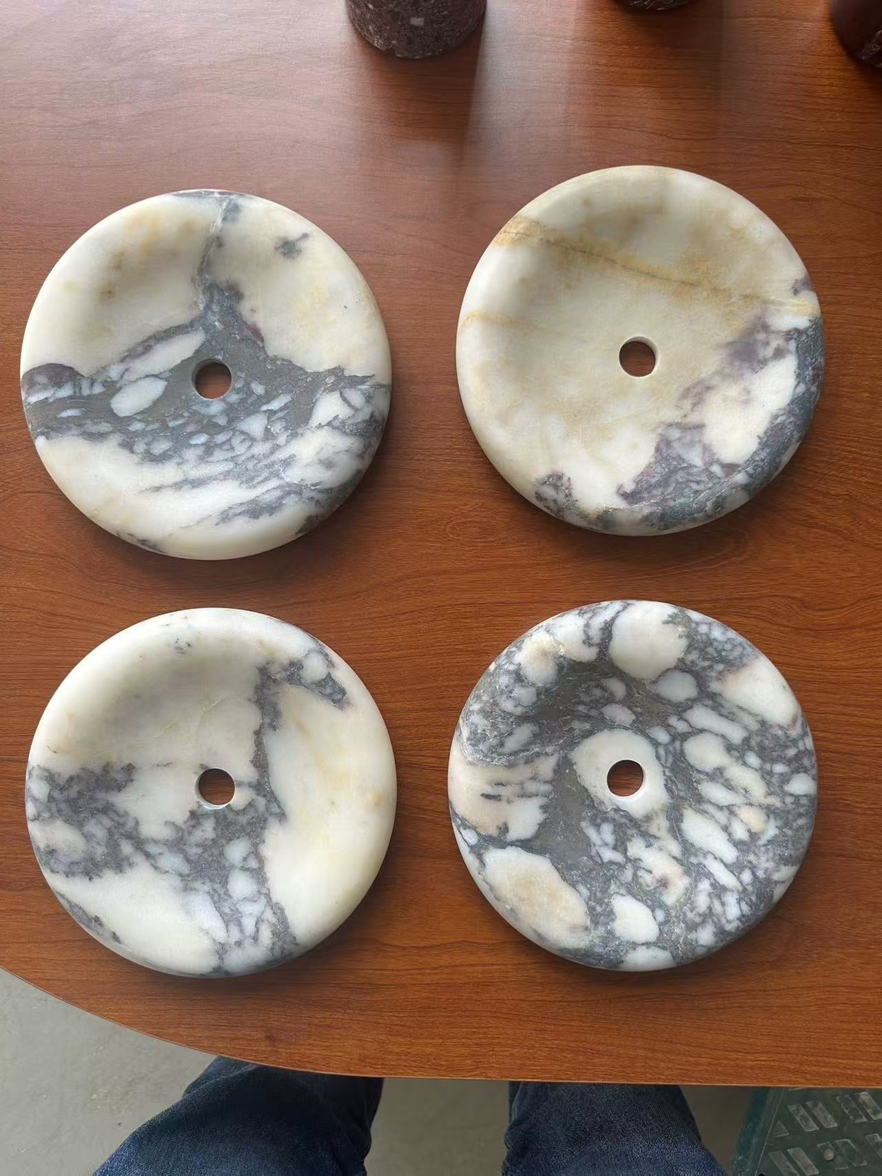 Orli White Marble Sconce