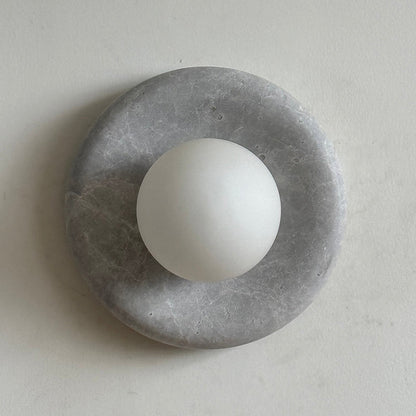 Orli Grey Marble Sconce