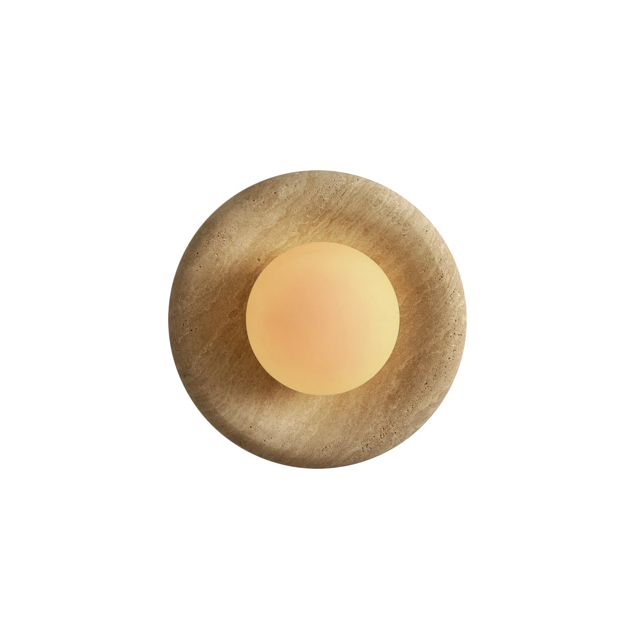 Orli Travertine Marble Sconce