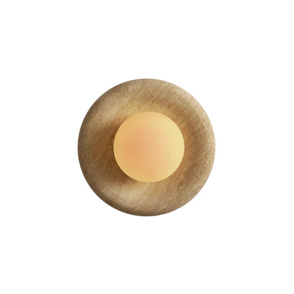 Orli Travertine Marble Sconce