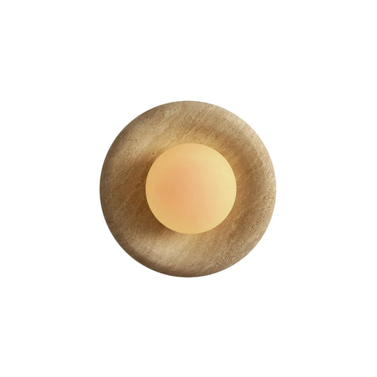 Orli Travertine Marble Sconce