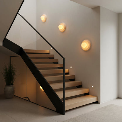 Orli White Onyx Sconce
