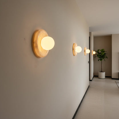 Orli White Onyx Sconce