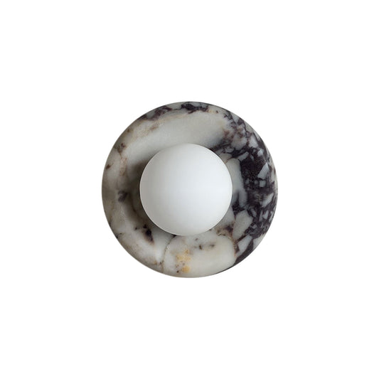 Orli White Marble Sconce