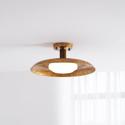 Pot-Lid Style Flat-Panel Ceiling Light
