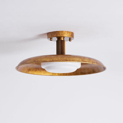 Pot-Lid Style Flat-Panel Ceiling Light