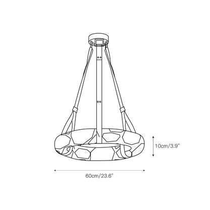 Oslo Alabaster Chandelier B