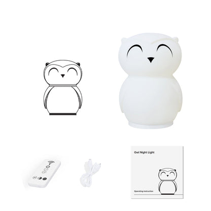 Owl Timing Night Light (built-in battery)