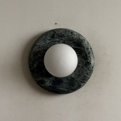 Orli Dark Green Marble Sconce
