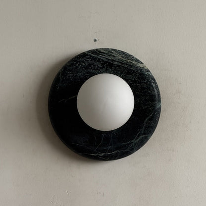 Orli Dark Green Marble Sconce
