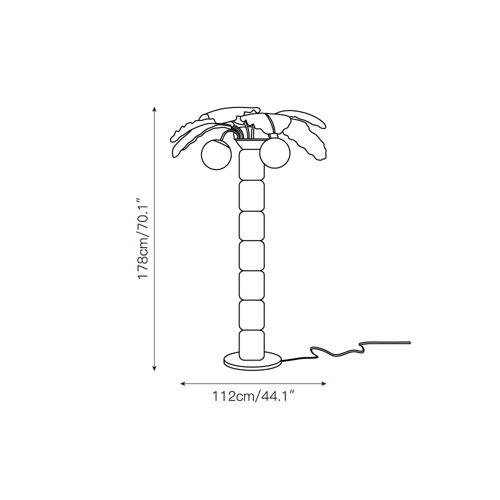 Palm Beach Outdoor Floor Lamp