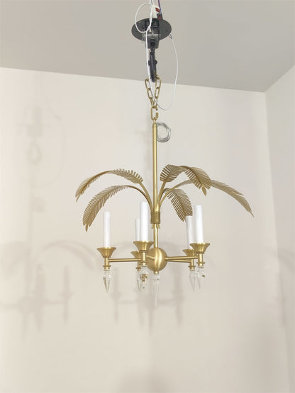 Palm Frond Chandelier