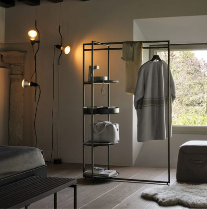 Floor-to-Ceiling Tension Cable Lamp – Adjustable Spotlight