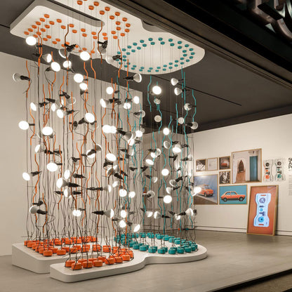 Floor-to-Ceiling Tension Cable Lamp – Adjustable Spotlight