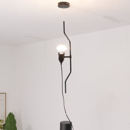 Floor-to-Ceiling Tension Cable Lamp – Adjustable Spotlight