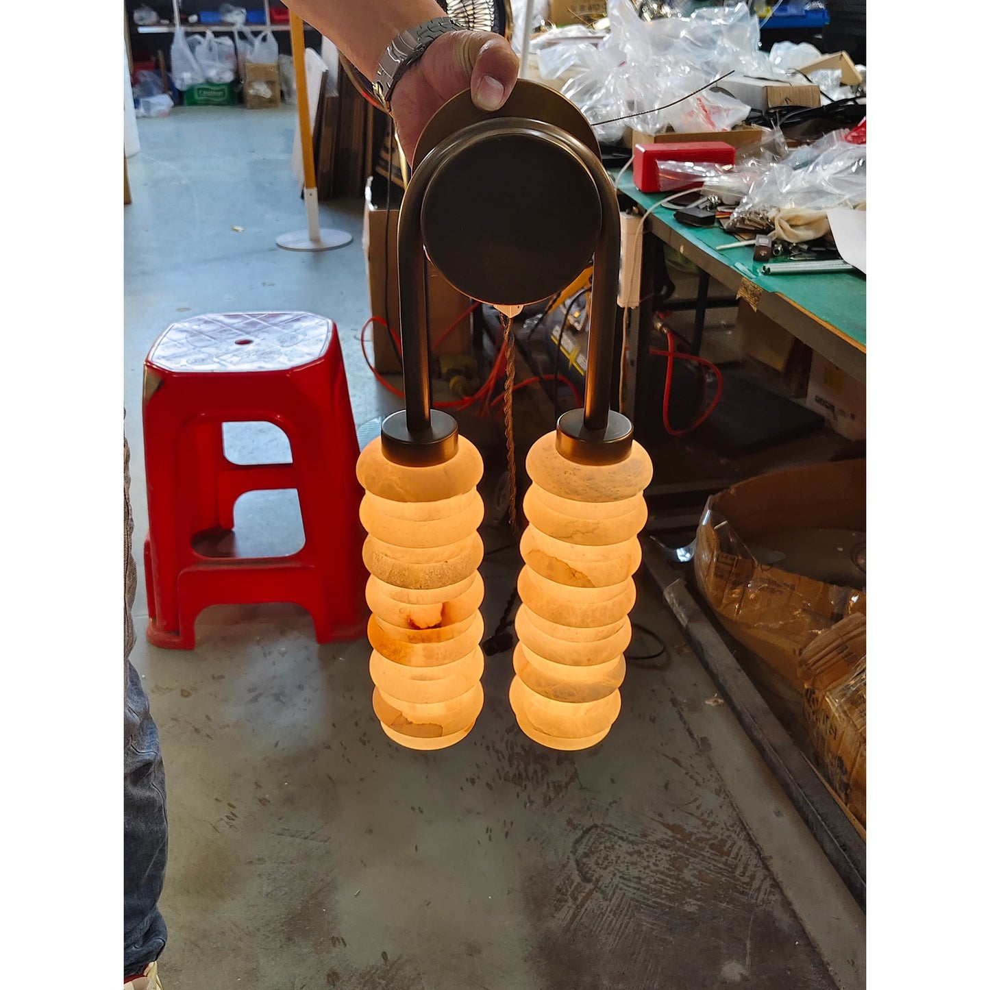 Payson Alabaster Wall Lamp