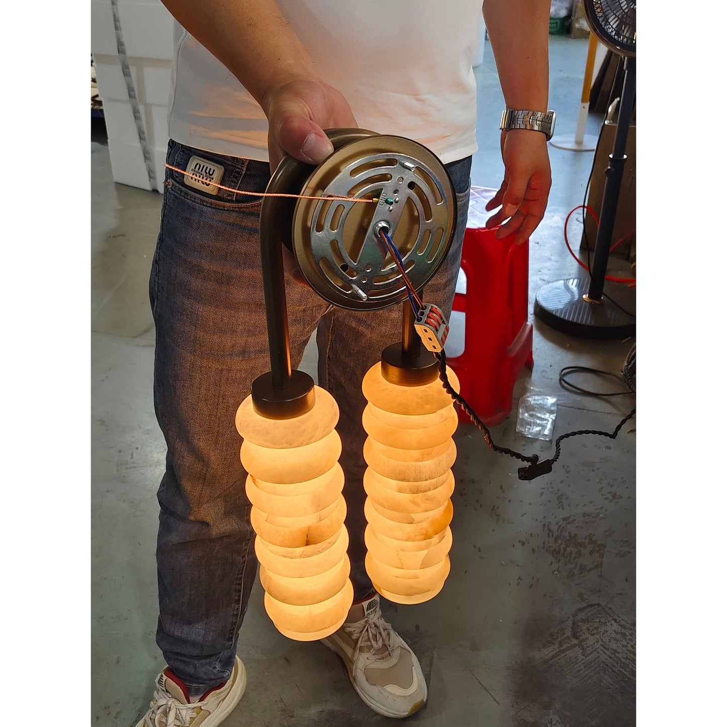 Payson Alabaster Wall Lamp