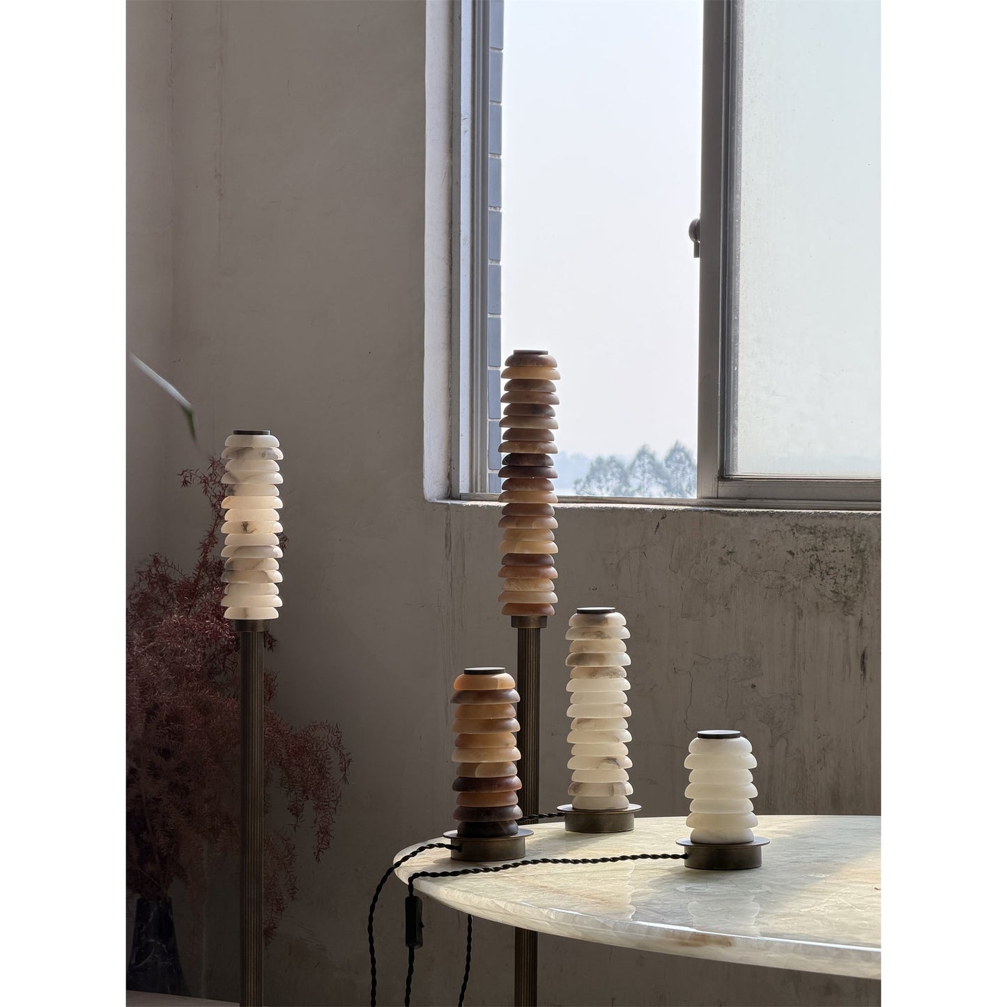 Payson Alabaster Floor Lamp