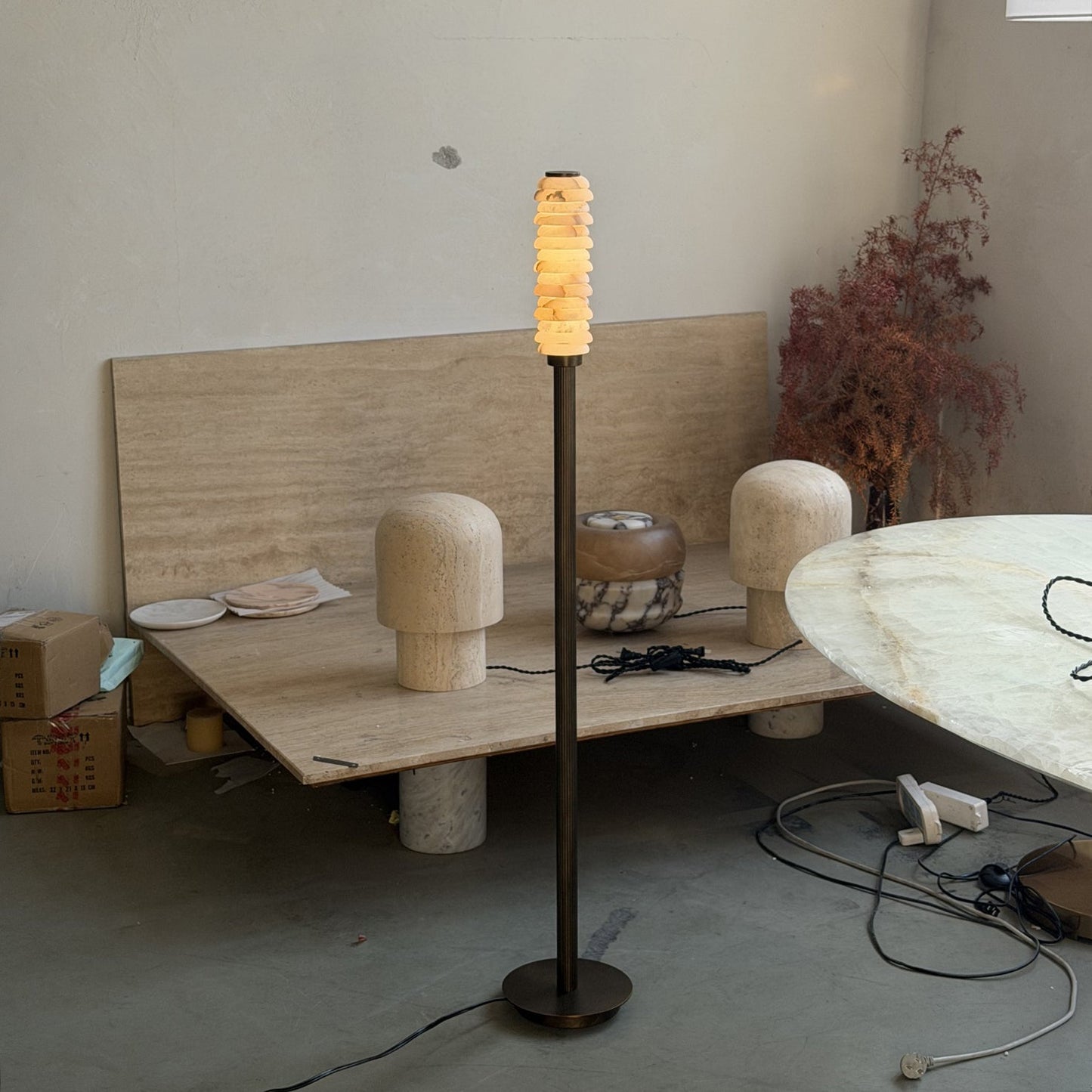 Payson Alabaster Floor Lamp