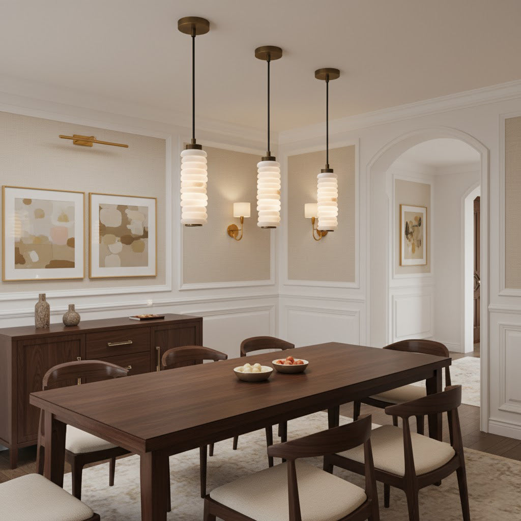 Payson Alabaster Pendant Lamp