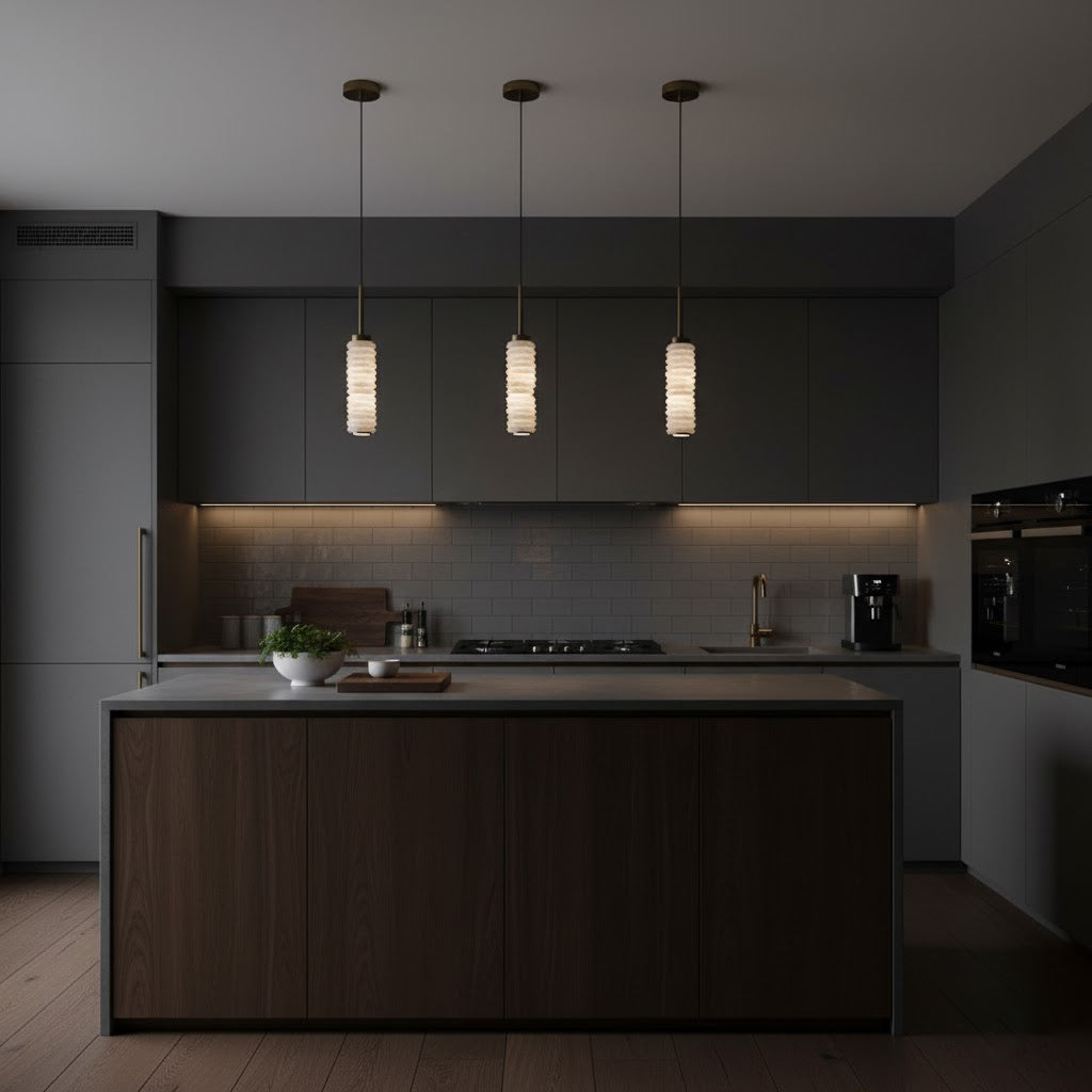 Payson Alabaster Pendant Lamp