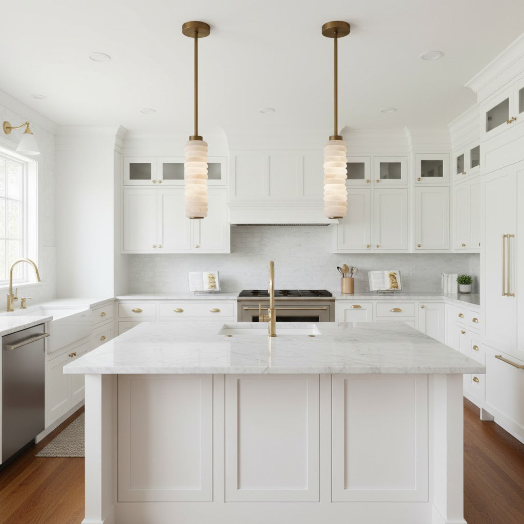 Payson Alabaster Pendant Lamp