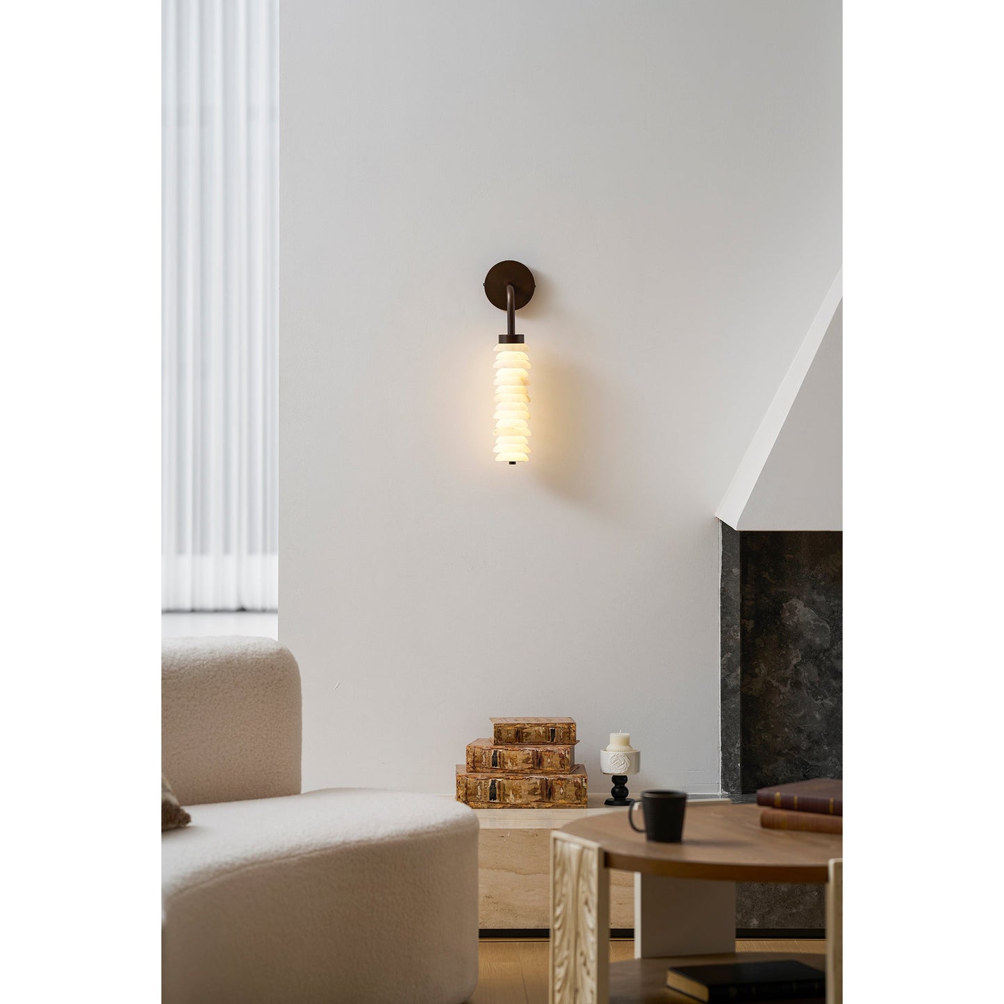 Payson Alabaster Wall Sconce