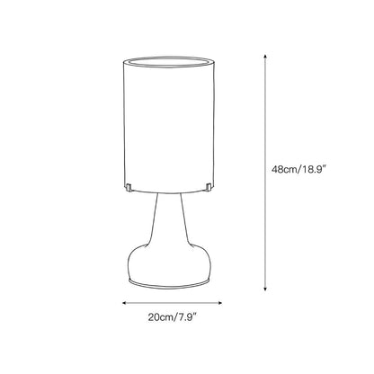 Pear Shaped Alabaster Table Lamp
