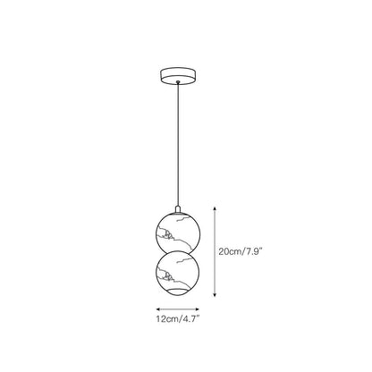 Pearl Alabaster Pendant Light