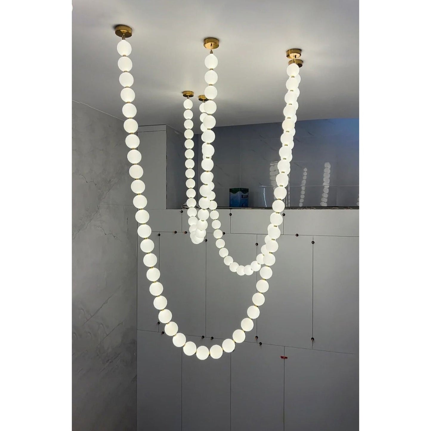 Pearl Necklace Chandelier