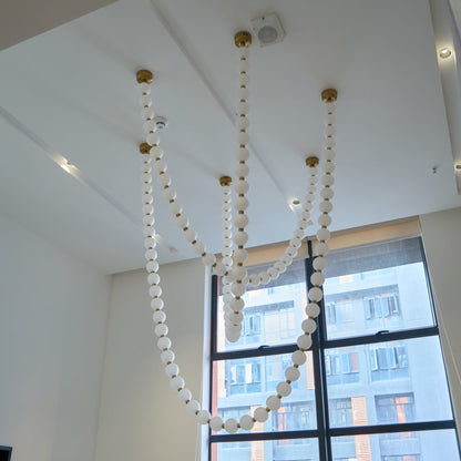 Pearl Necklace Chandelier
