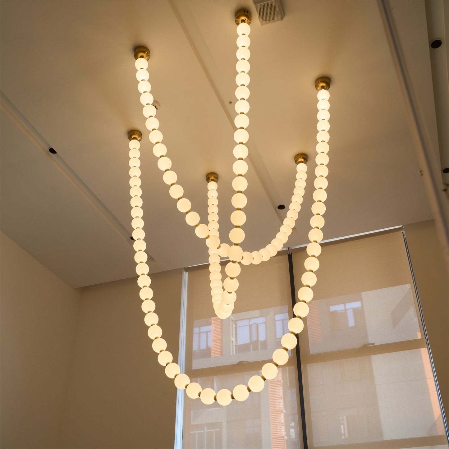 Pearl Necklace Chandelier