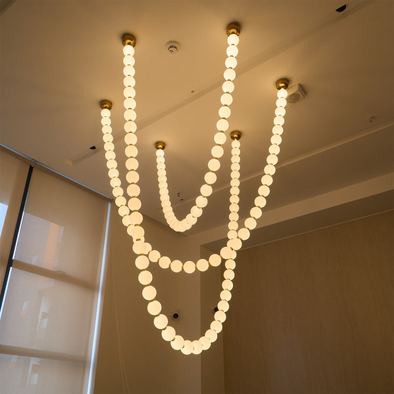 Pearl Necklace Chandelier