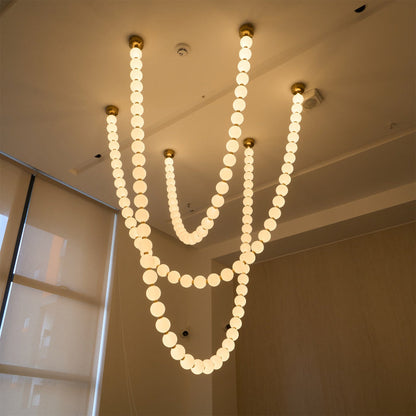 Pearl Necklace Chandelier