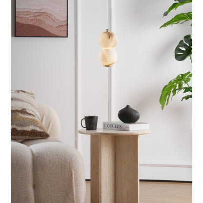 Pearl Alabaster Pendant Light
